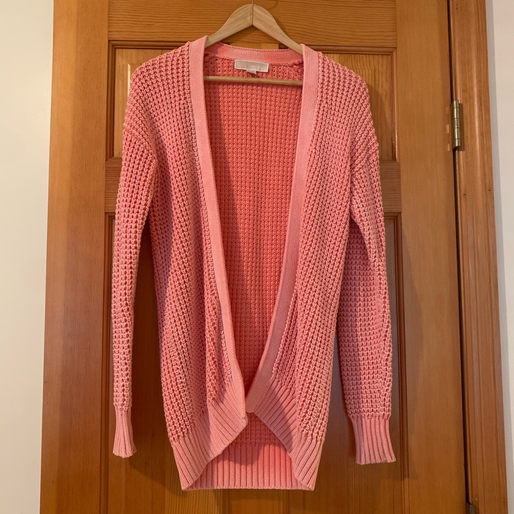 Heavy knit cardigan
